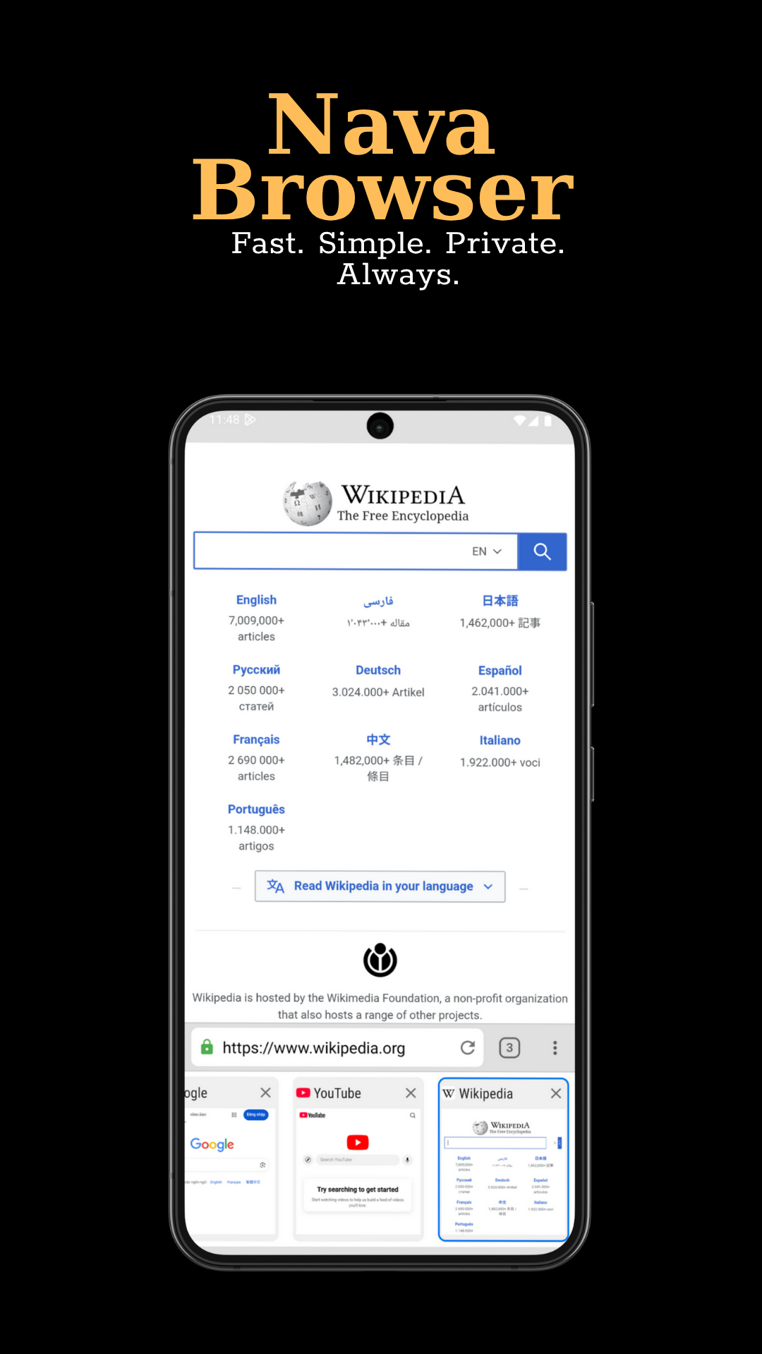 Nava Browser – Fast & Light
