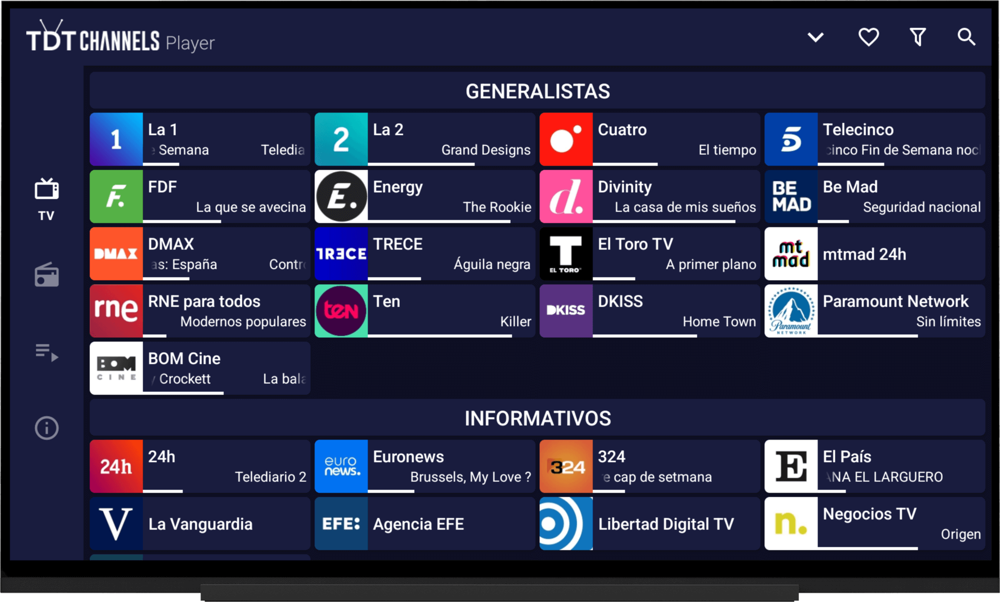TDTChannels | TV en directo