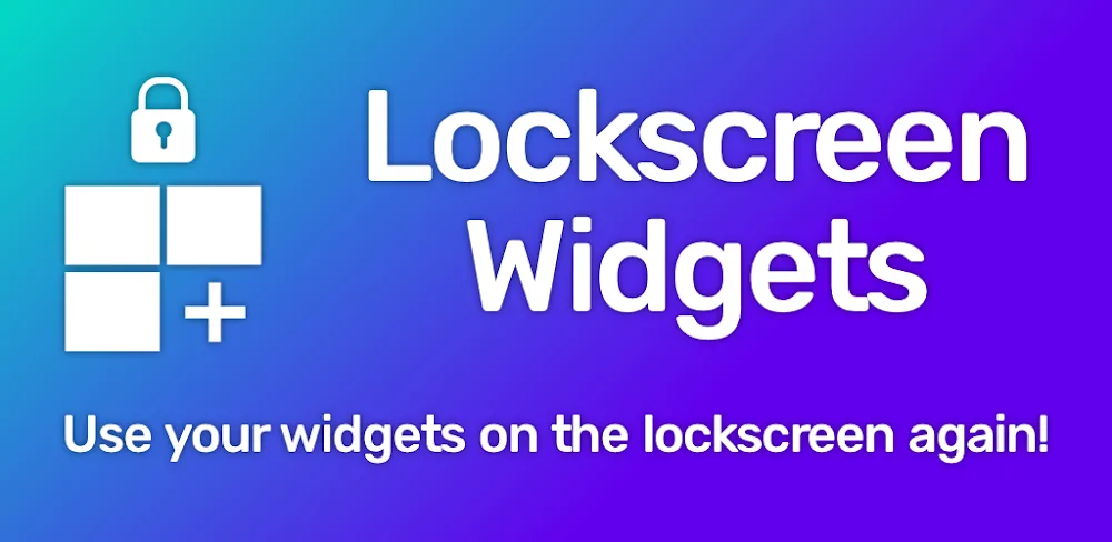 Lockscreen Widgets and Drawer