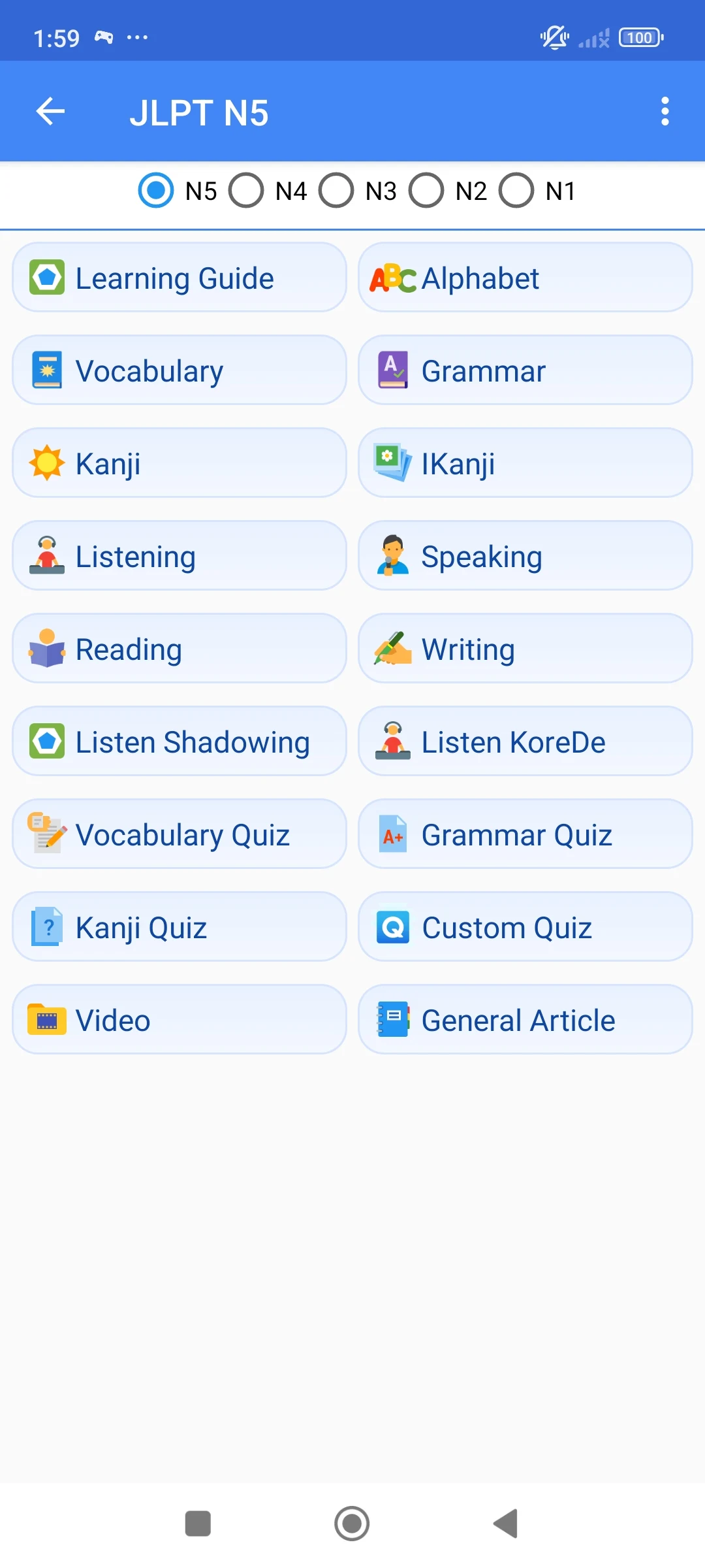 Learn Japanese N5~N1 (JPro)
