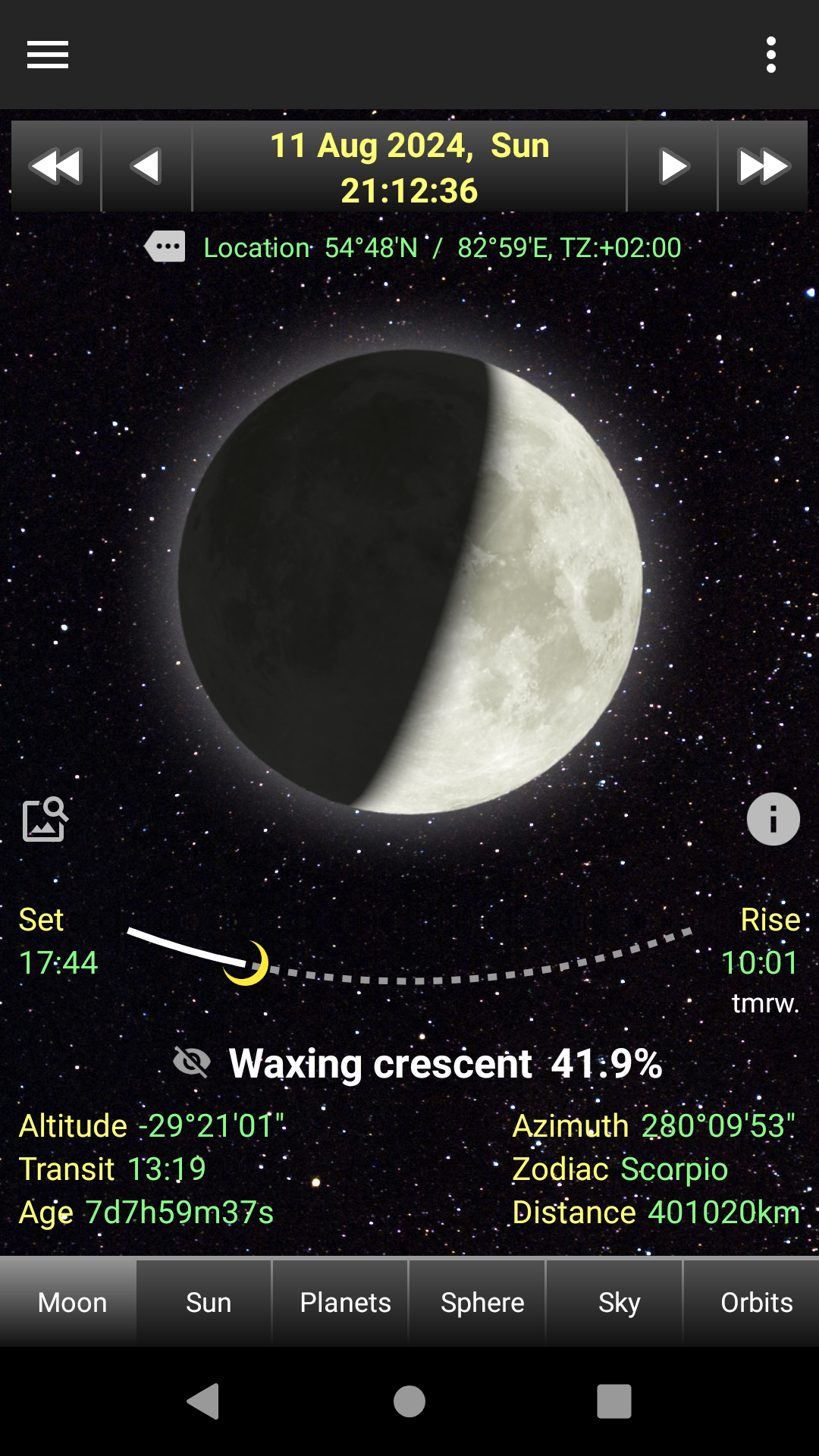Daff Moon Phase