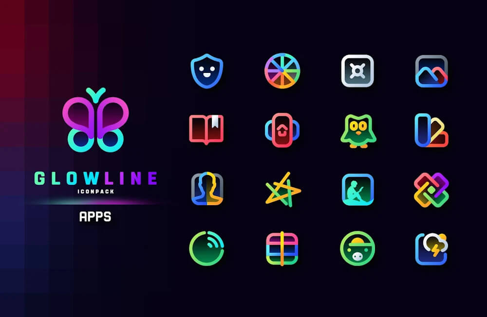 GlowLine Icon Pack