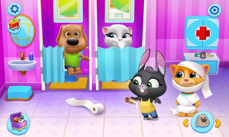 Hack game My Talking Tom Friends v3.3.0.10947 MOD APK (Unlimited Money) 2024 My-talking-tom-friends-3