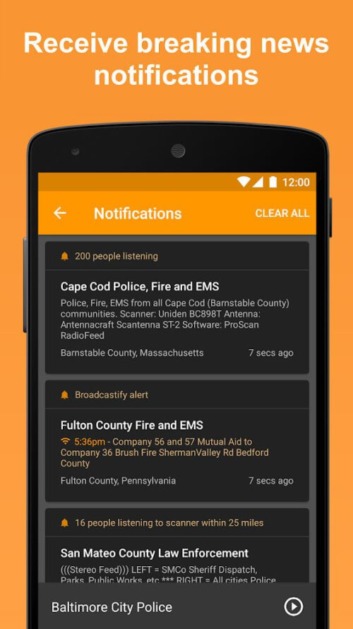 Scanner Radio Pro v8.1.3 APK (Patched) Download