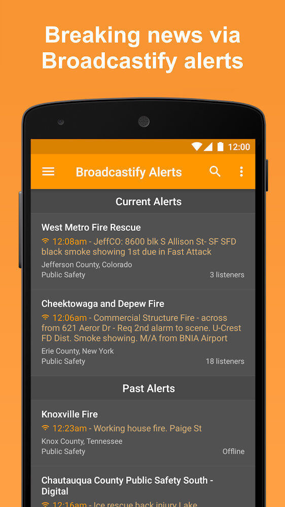 Scanner Radio Pro – Fire and Police Scanner