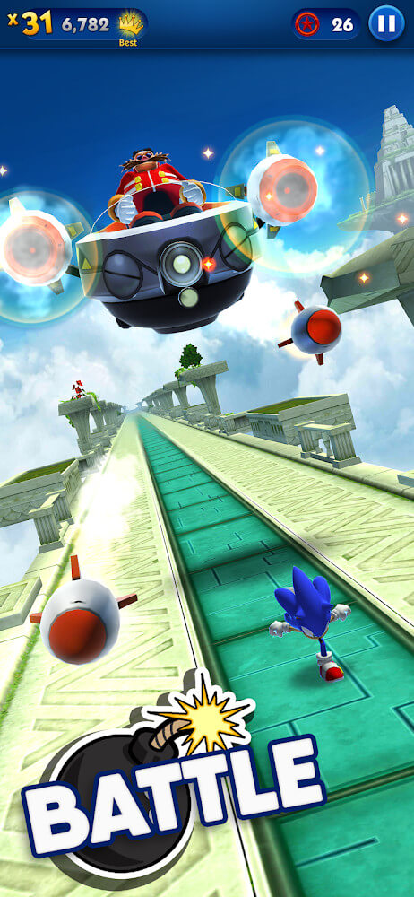 Sonic Dash v7.7.0 MOD APK (Unlimited Money, Mega Menu) Download