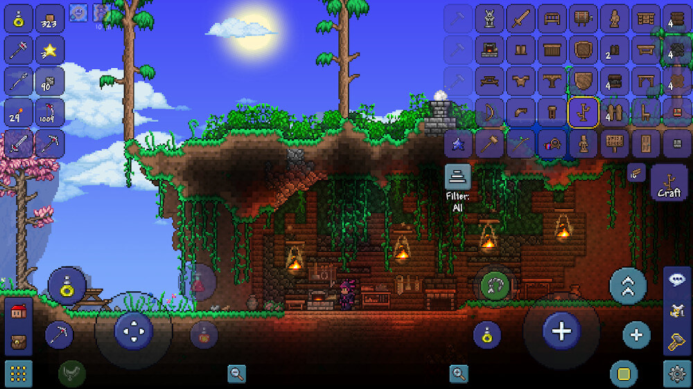 Download Terraria MOD APK v1.4.4.9.5 (Immortality, High Damage)