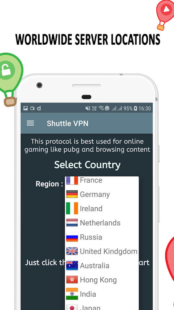 VPN : Shuttle VPN – Free VPN Proxy – Fast VPN