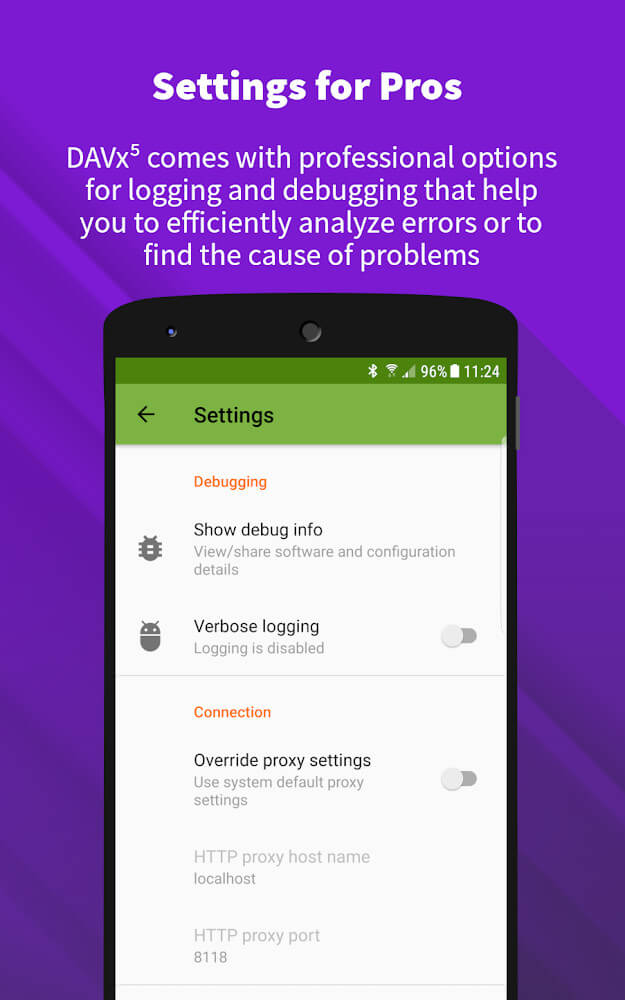 DAVx⁵ – Contacts, Calendar and Tasks Sync client