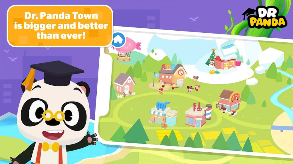 Dr.  Panda Town - Create & Customize Your World!