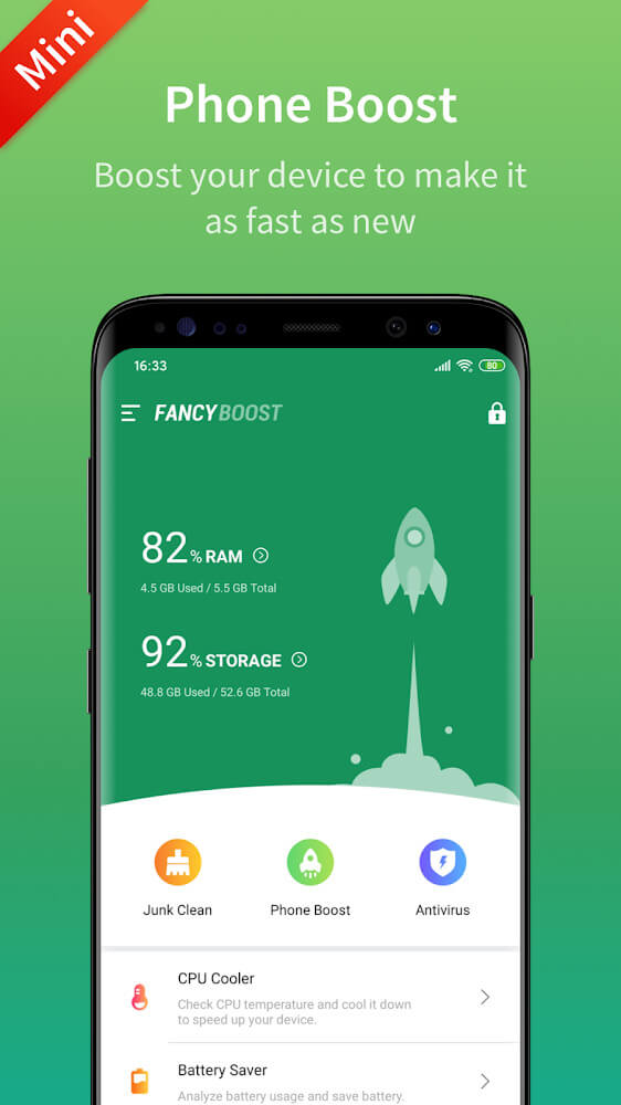 Fancy Booster – Cleaner, Antivirus & Speed Up
