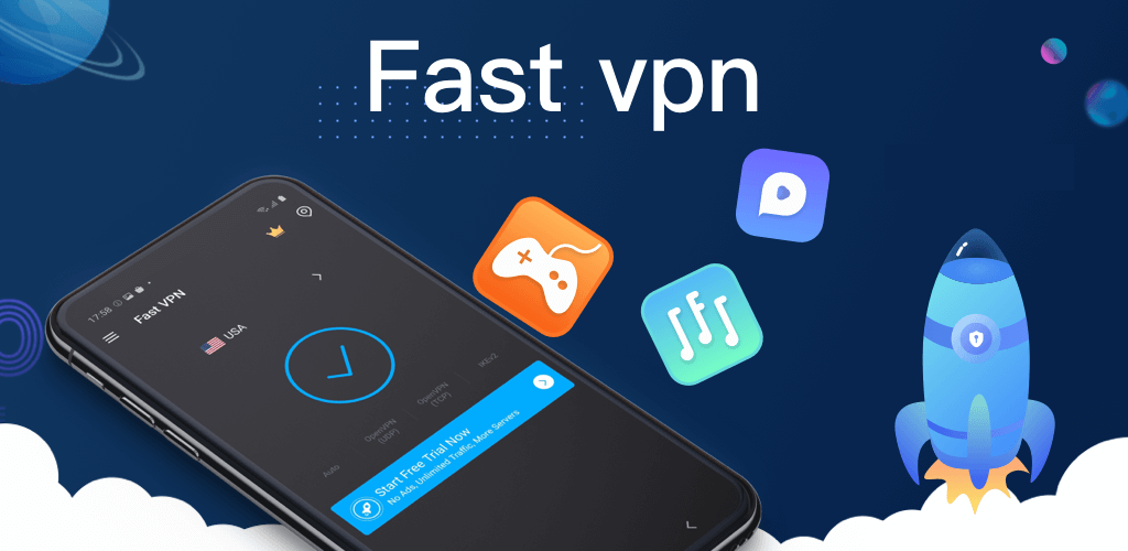 Fast VPN Mod Apk Latest v1.8.3 (VIP Unlocked) Free Download