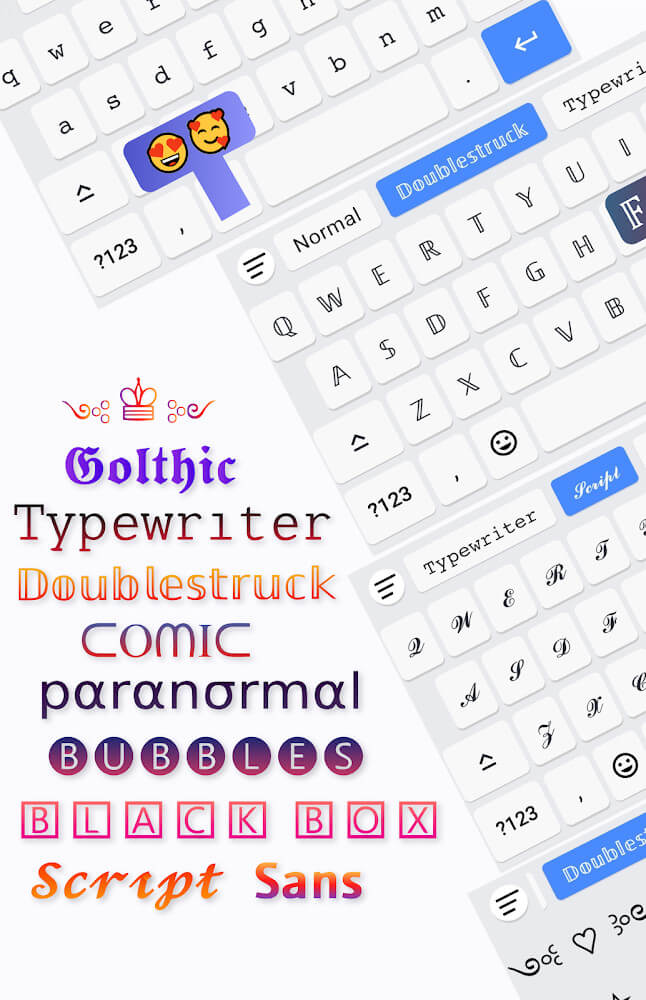 Fonts Aa – Fonts Keyboard, emoji & stylish text