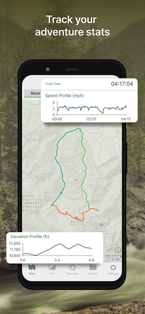 Gaia GPS: Bản đồ đi bộ, địa hình
