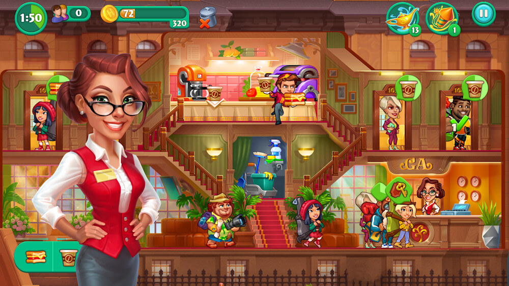 Hack Grand Hotel Mania v4.5.3.4 MOD APK (Unlimited Money) free 2024 Grand-hotel-mania-hotel-game-5