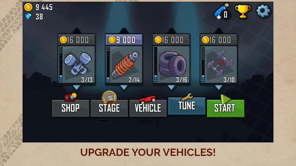 Hill Climb Racing v1.54.1 Mod Menu V2 (Unlimited Coins,Gems,Paints