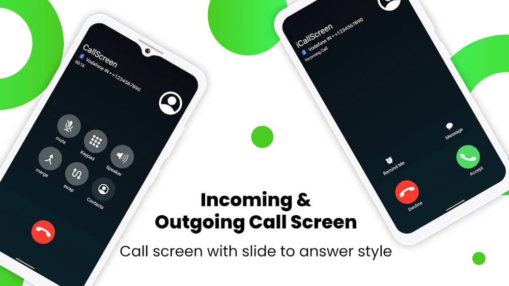 iCallScreen – OS14 Phone X Dialer Call Screen OS15