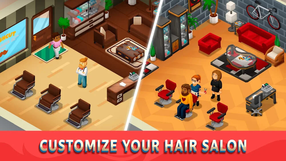 Idle Barber Shop Tycoon – Game