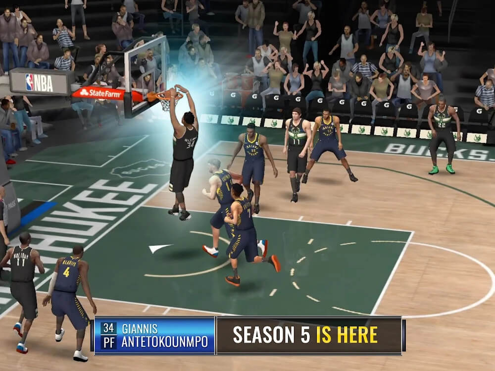 Hack game NBA LIVE Mobile Basketball v8.1.00 MOD APK (Dumb Enemy, Mega Shot, Menu) 2024 Nba-live-mobile-basketball-3