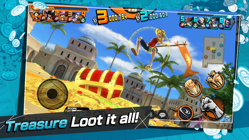 ONE PIECE Bounty Rush v60000 MOD APK (Menu: God Mode, No CD) Download