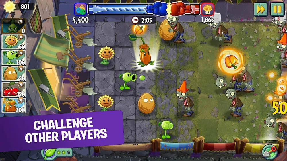 Plants vs Zombies 2 v11.0.1 MOD APK + OBB (Unlimited Coins/Gems/Suns))  Download