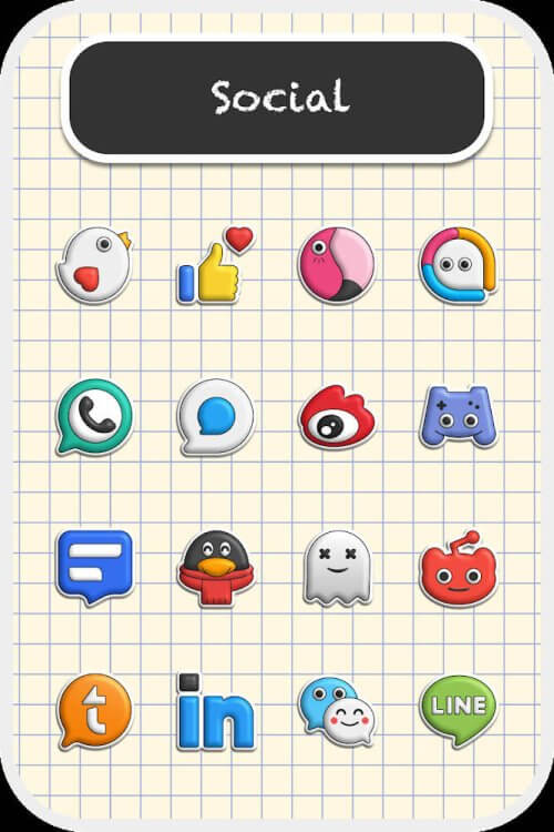 Poppin icon pack