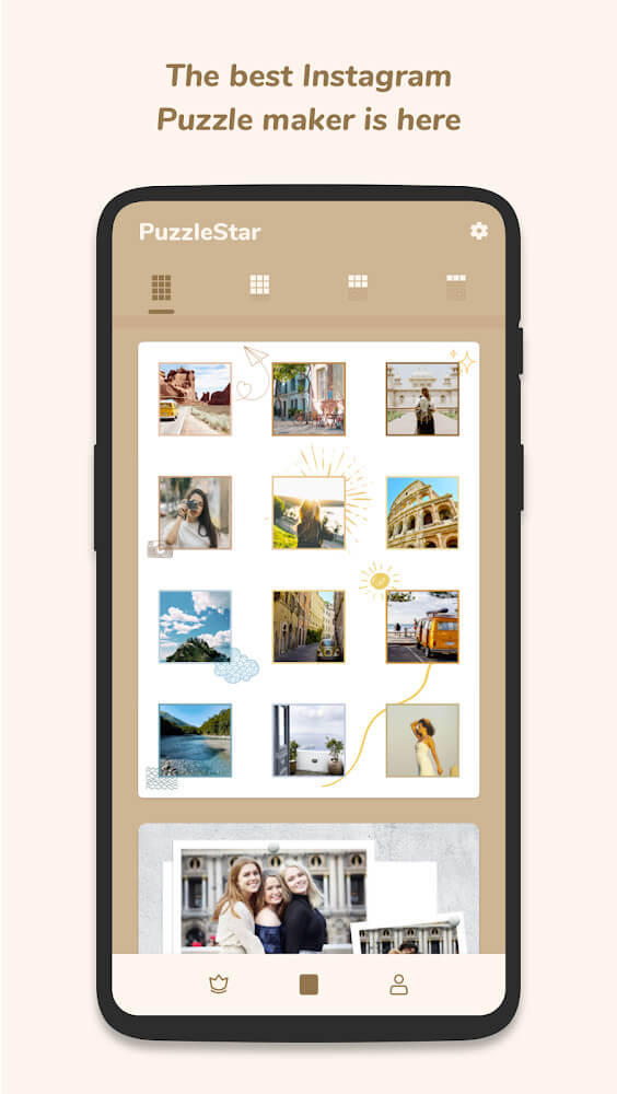 Puzzle Collage Template for Instagram – PuzzleStar