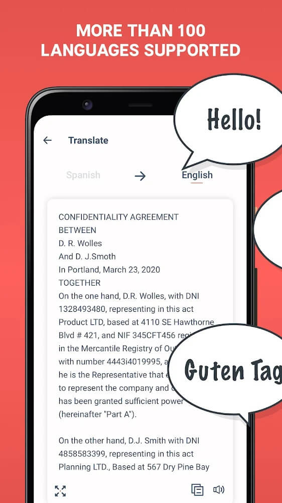 Scan & Translate: Photo camera translator app