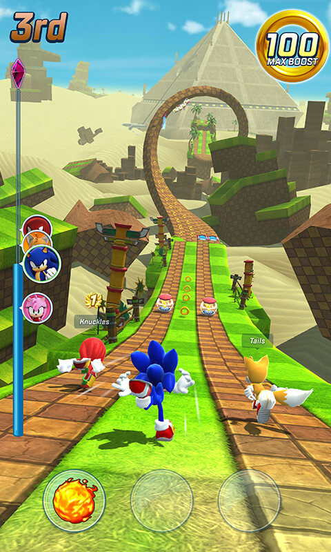 Hack Sonic Forces v4.24.0 MOD APK (Menu/Speed, God Mode) Latest 2024 Sonic-forces-running-battle-3