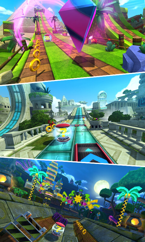 Hack Sonic Forces v4.24.0 MOD APK (Menu/Speed, God Mode) Latest 2024 Sonic-forces-running-battle-4