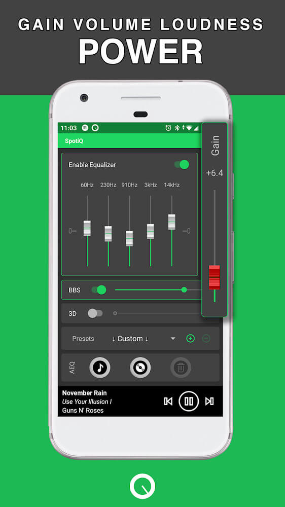 SpotiQ – Sound Equalizer and Bass Booster