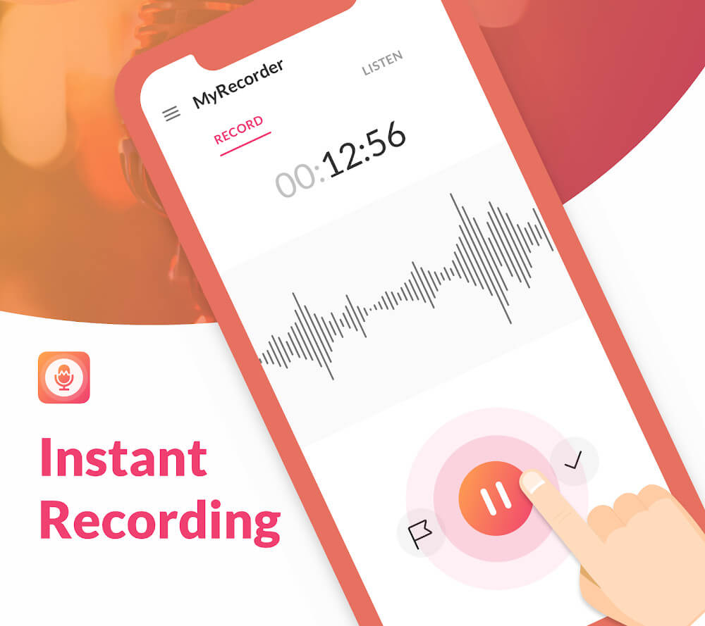 My Recorder v1.01.89.0118 MOD APK (VIP Unlocked) Voice-recorder-voice-memos-voice-recording-app-2