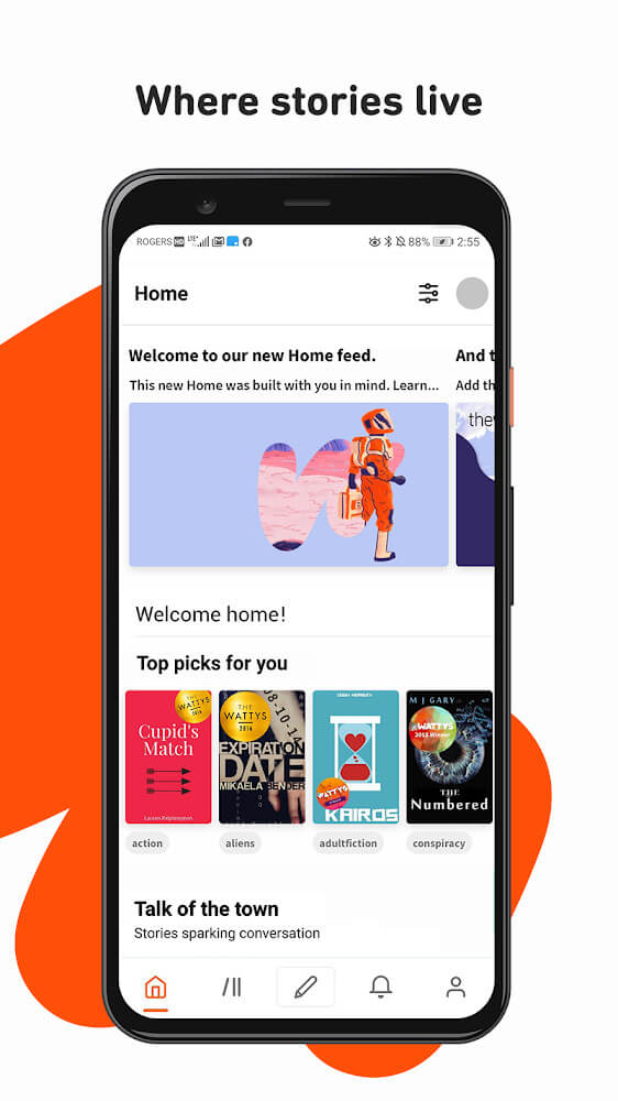 Wattpad – Read & Write Stories