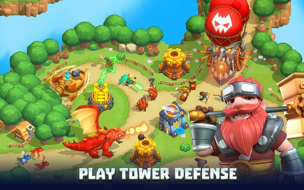 Wild Castle TD Mod Apk 1.21.3 Hack(Unlimited Money) android