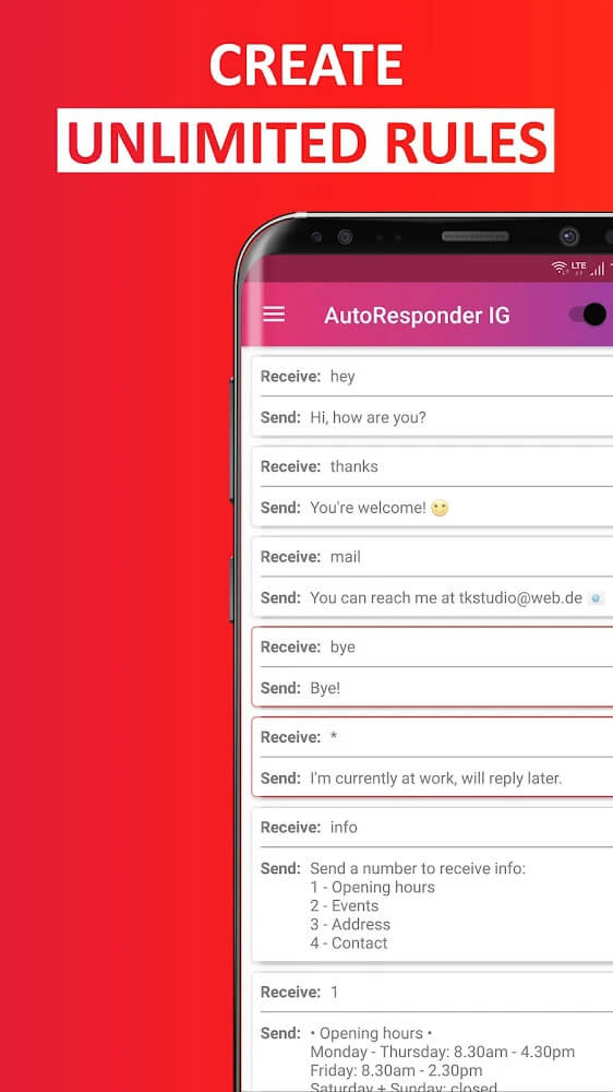 AutoResponder for Instagram