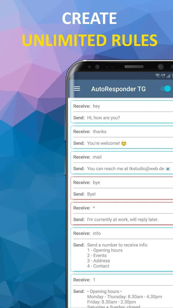 AutoResponder for Telegram