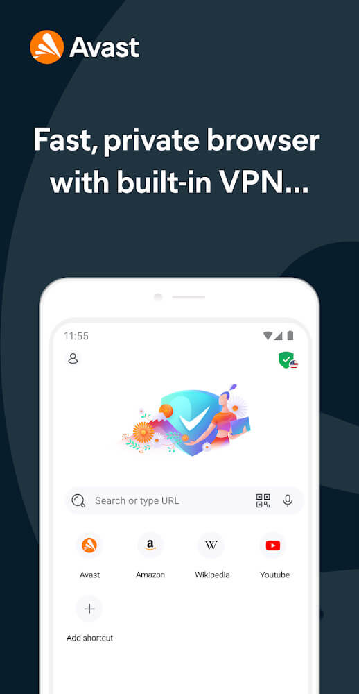 Avast Secure Browser: Fast VPN + Ad Block