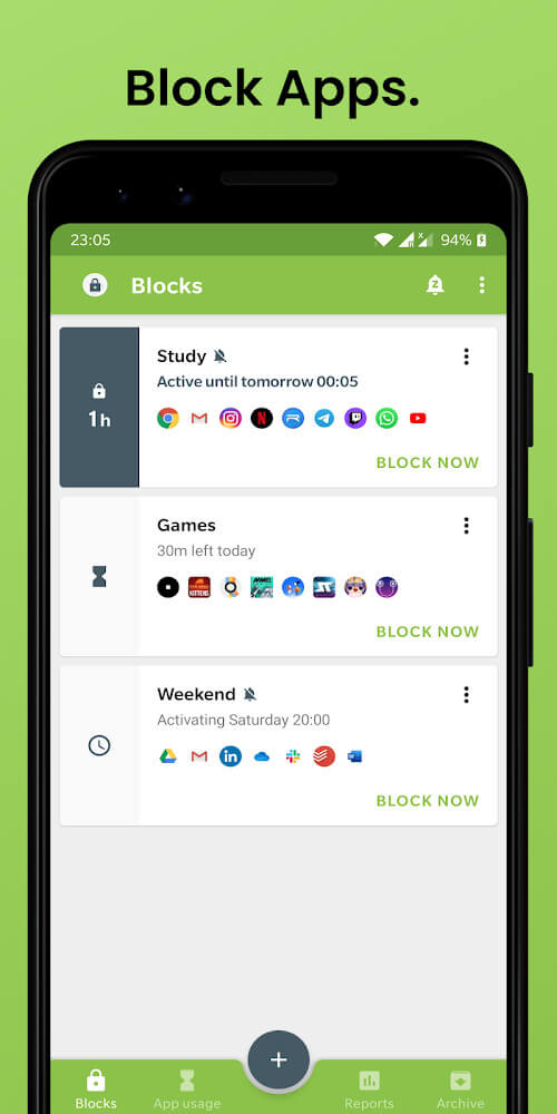 Block Apps – Productivity & Digital Wellbeing