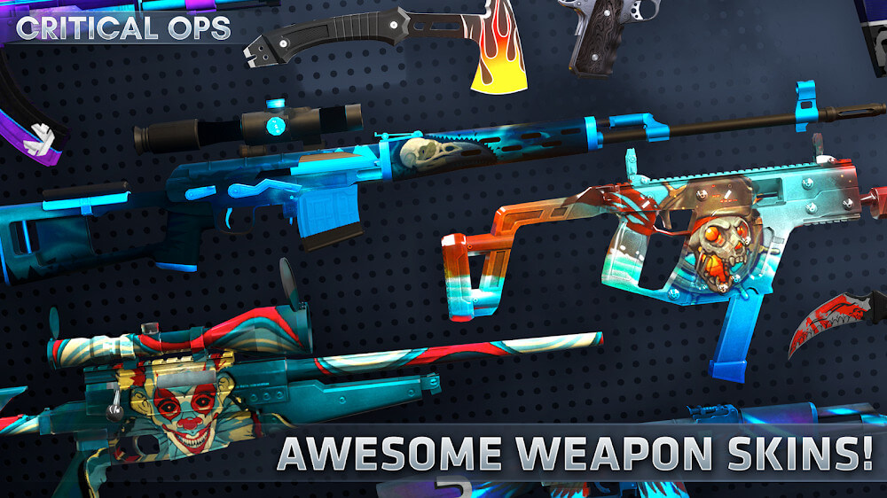 Hack Critical Ops v1.43.2.f2503 MOD APK (Mega Menu, 23 Features) free 2024 Critical-ops-multiplayer-fps-4