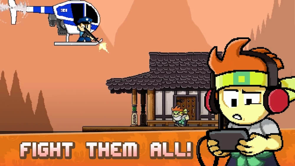 Hack Dan the Man v1.11.60 MOD APK (Unlimited Money) 2024 Dan-the-man-action-platformer-3