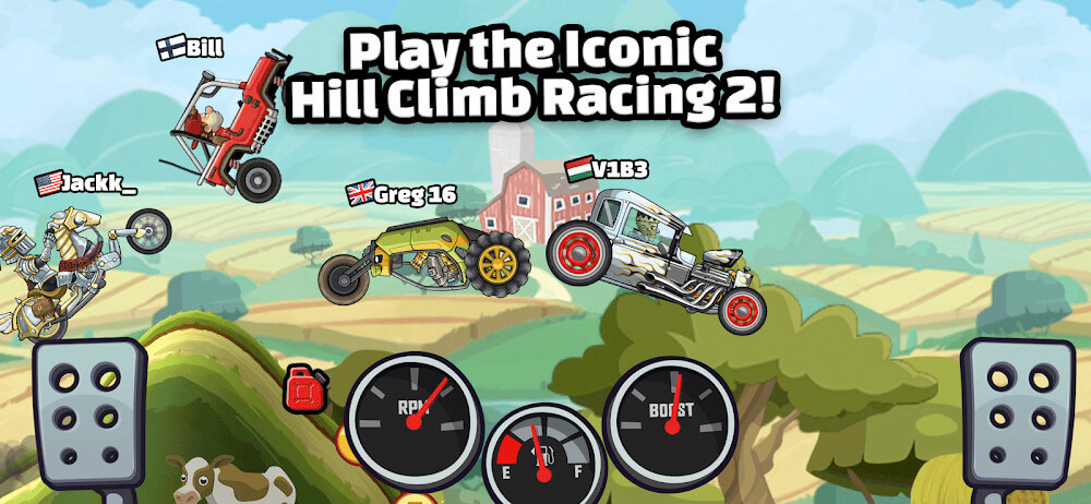 Hill Climb Racing v1.58.0 MOD APK – Para / Elmas Hileli