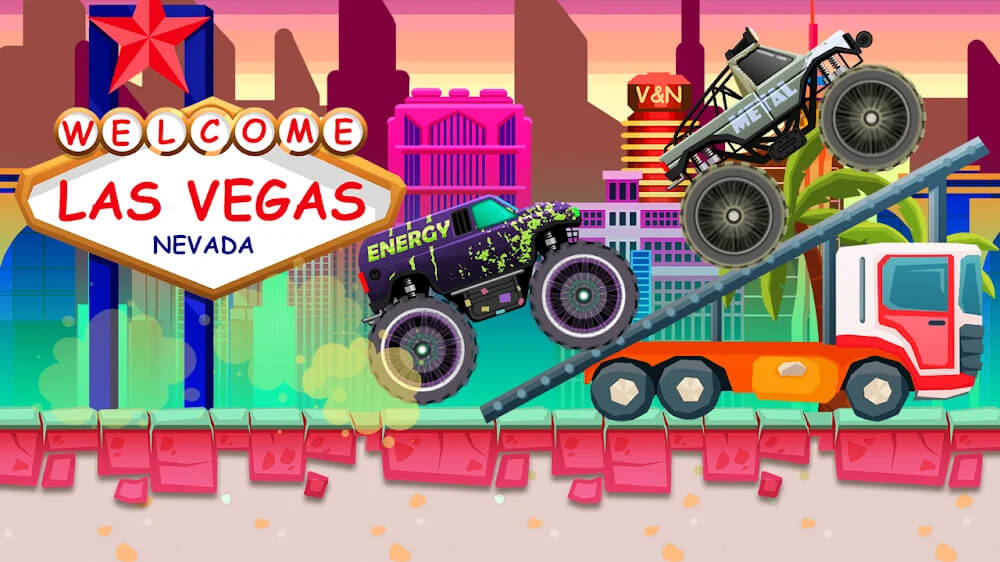 Download Monster Truck Vlad & Niki MOD APK 1.9.1 (Unlimited money)