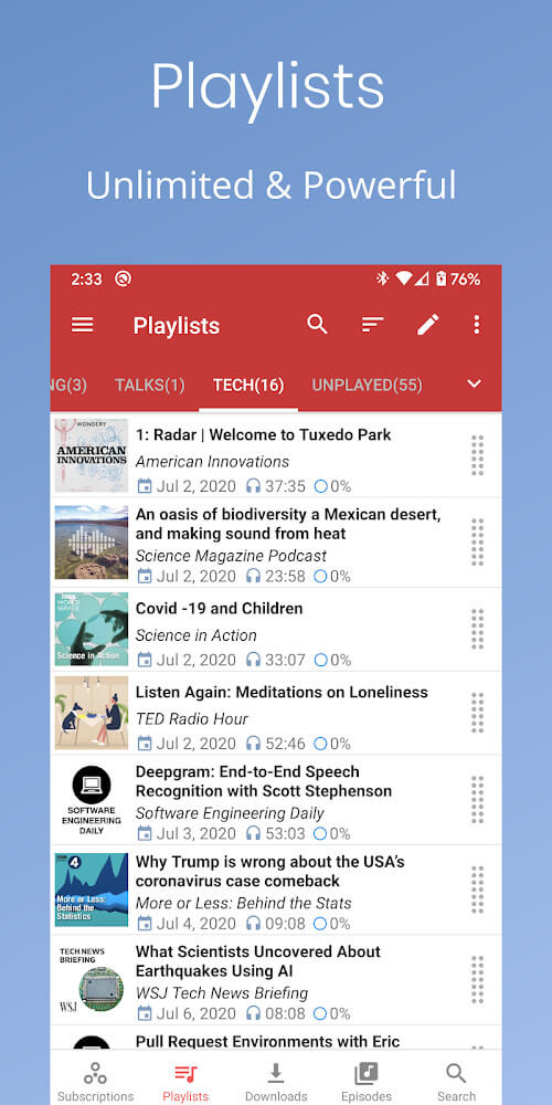 Podcast Republic – Daily Podcast Player