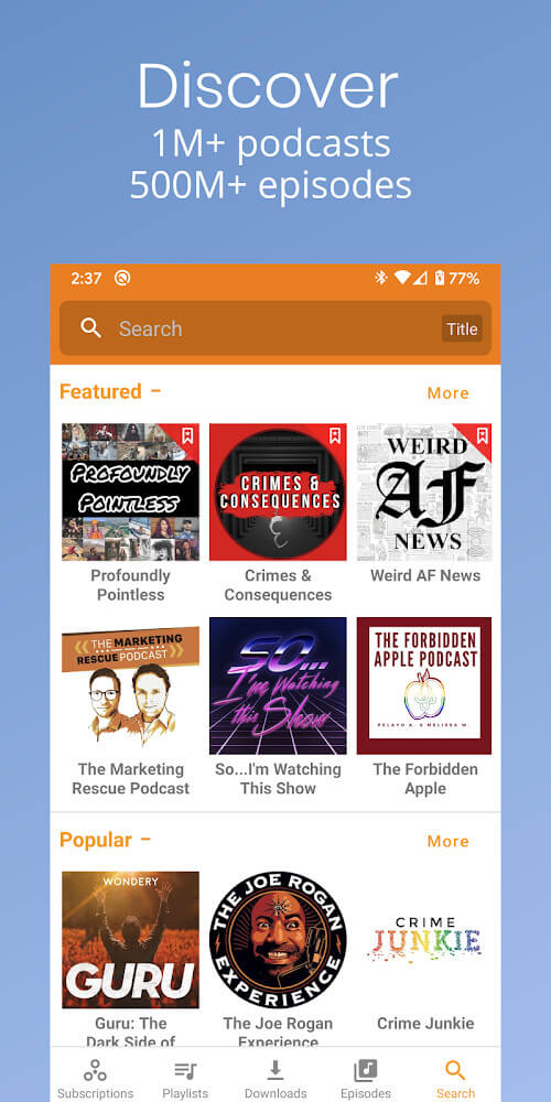 Podcast Republic – Daily Podcast Player