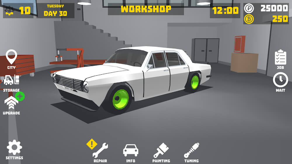 Retro Garage – Car Mechanic