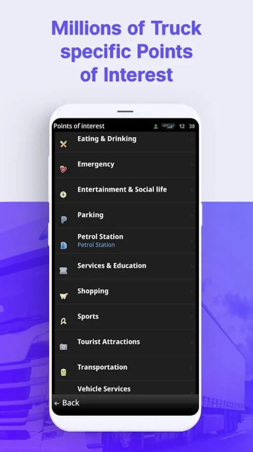 Sygic Truck & RV Navigation v22.3.2 MOD APK (Pro Unlocked) Download