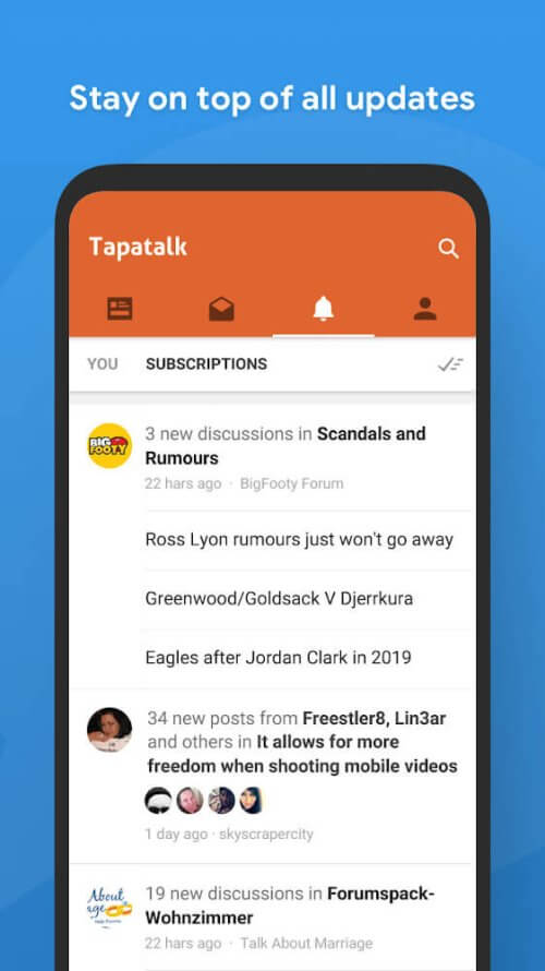 Tapatalk – 200,000+ Forums