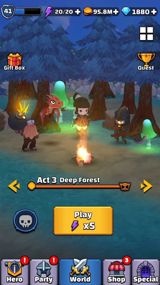 Tiny Fantasy: Epic Action Adventure RPG game
