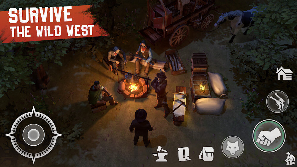 Hack Westland Survival v6.7.0 MOD APK (Free Purchase, Mega Menu, VIP) mới nhất 2024 Westland-survival-be-a-survivor-in-the-wild-west-13