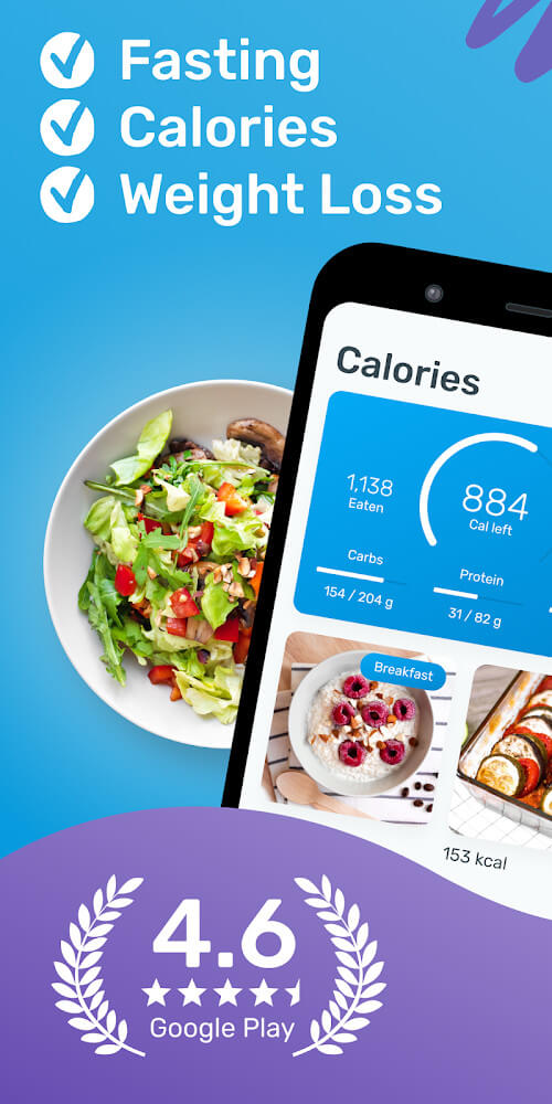 YAZIO Calorie Counter & Intermittent Fasting App